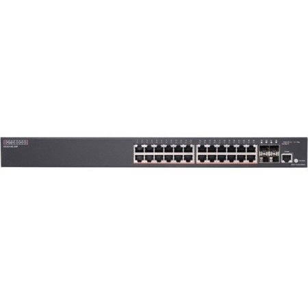 EDGECORE AMERICAS NETWORKING 24 Port 10/100/1000 Managed Smart Poe Switch Plus 4 Sfp Uplink Ports ECS2100-28P